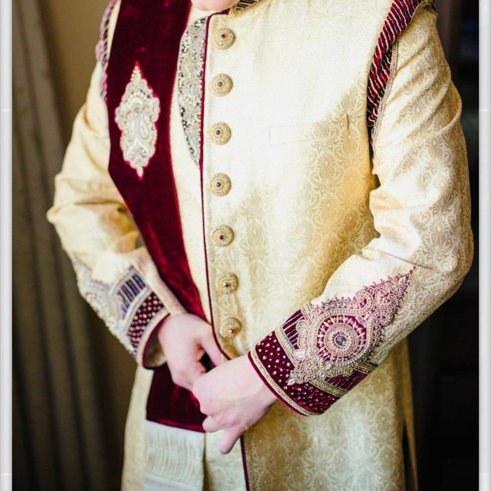 Groom Sherwani Suit for Indian Wedding